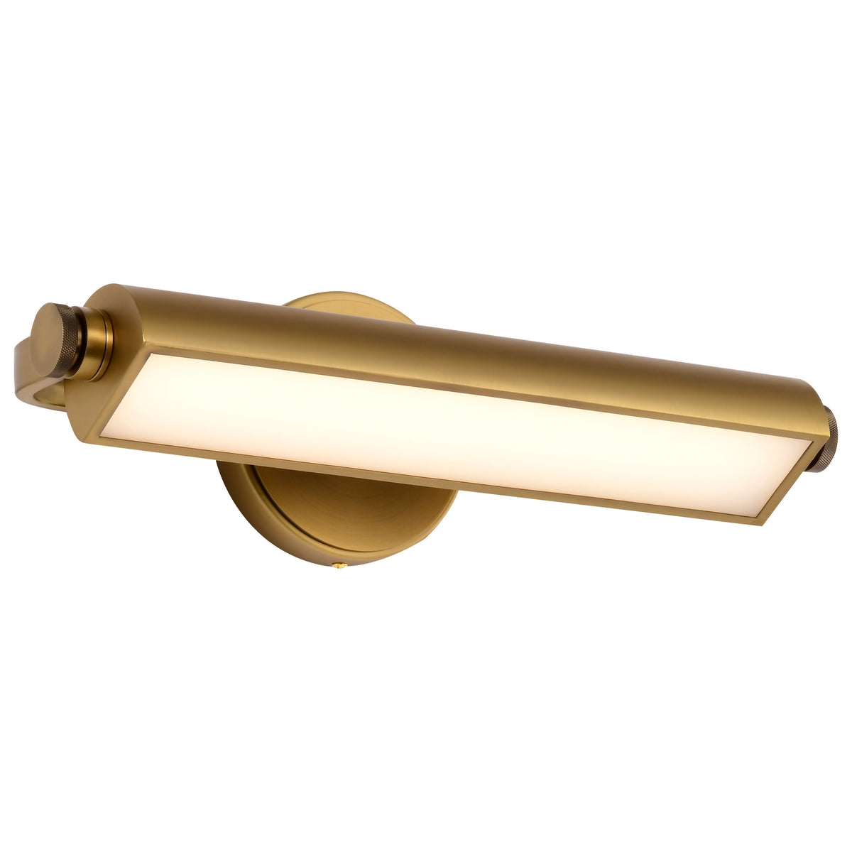 Auden - 18 Inch LED Vanity - 3 CCT Selectable - Vintage Brass Finish - Acrylic Lens