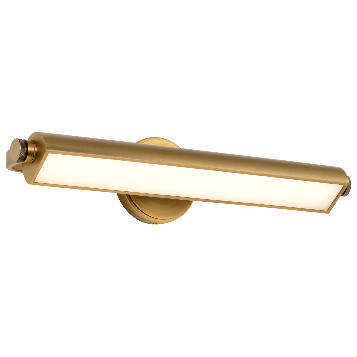Auden - 24 Inch LED Vanity - 3 CCT Selectable - Vintage Brass Finish - Acrylic Lens