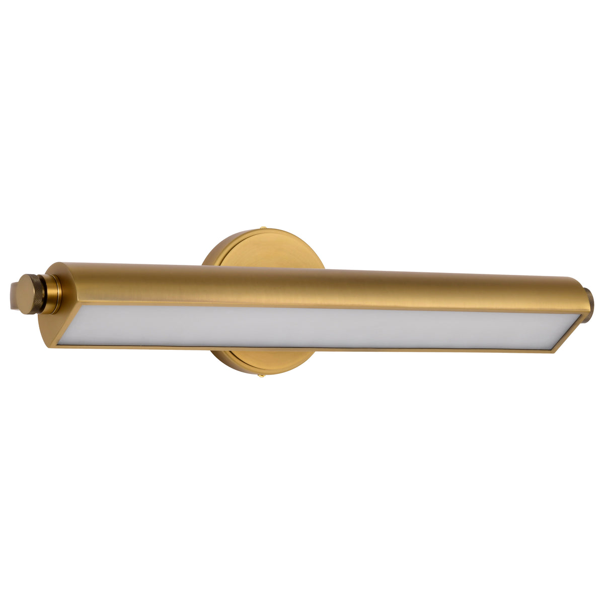Auden - 24 Inch LED Vanity - 3 CCT Selectable - Vintage Brass Finish - Acrylic Lens