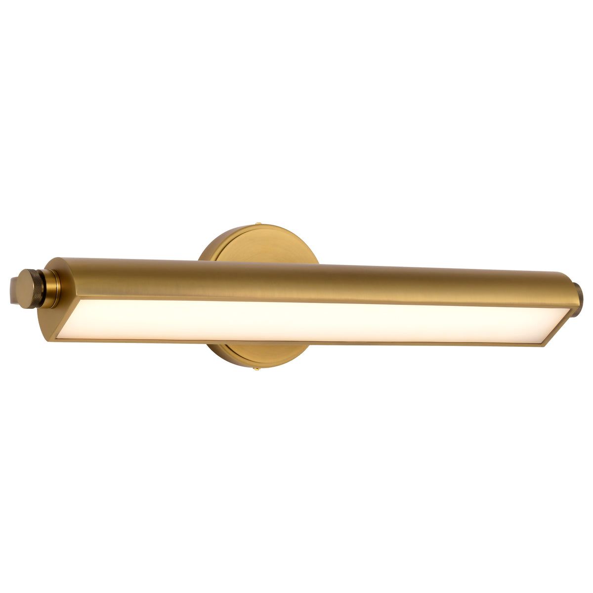 Auden - 24 Inch LED Vanity - 3 CCT Selectable - Vintage Brass Finish - Acrylic Lens