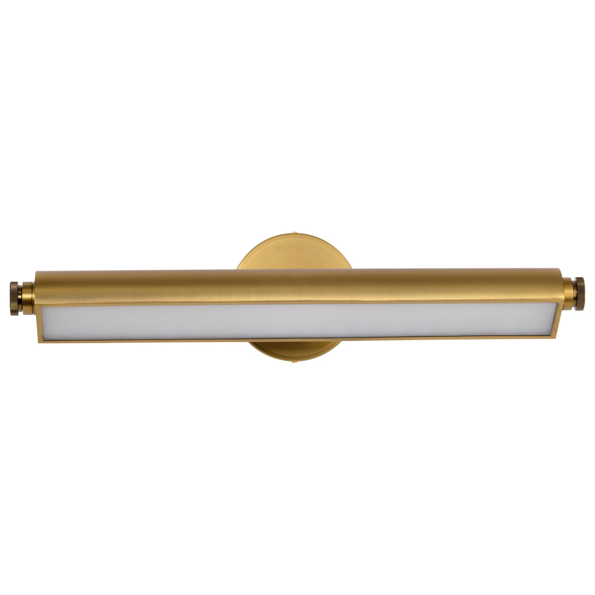 Auden - 24 Inch LED Vanity - 3 CCT Selectable - Vintage Brass Finish - Acrylic Lens