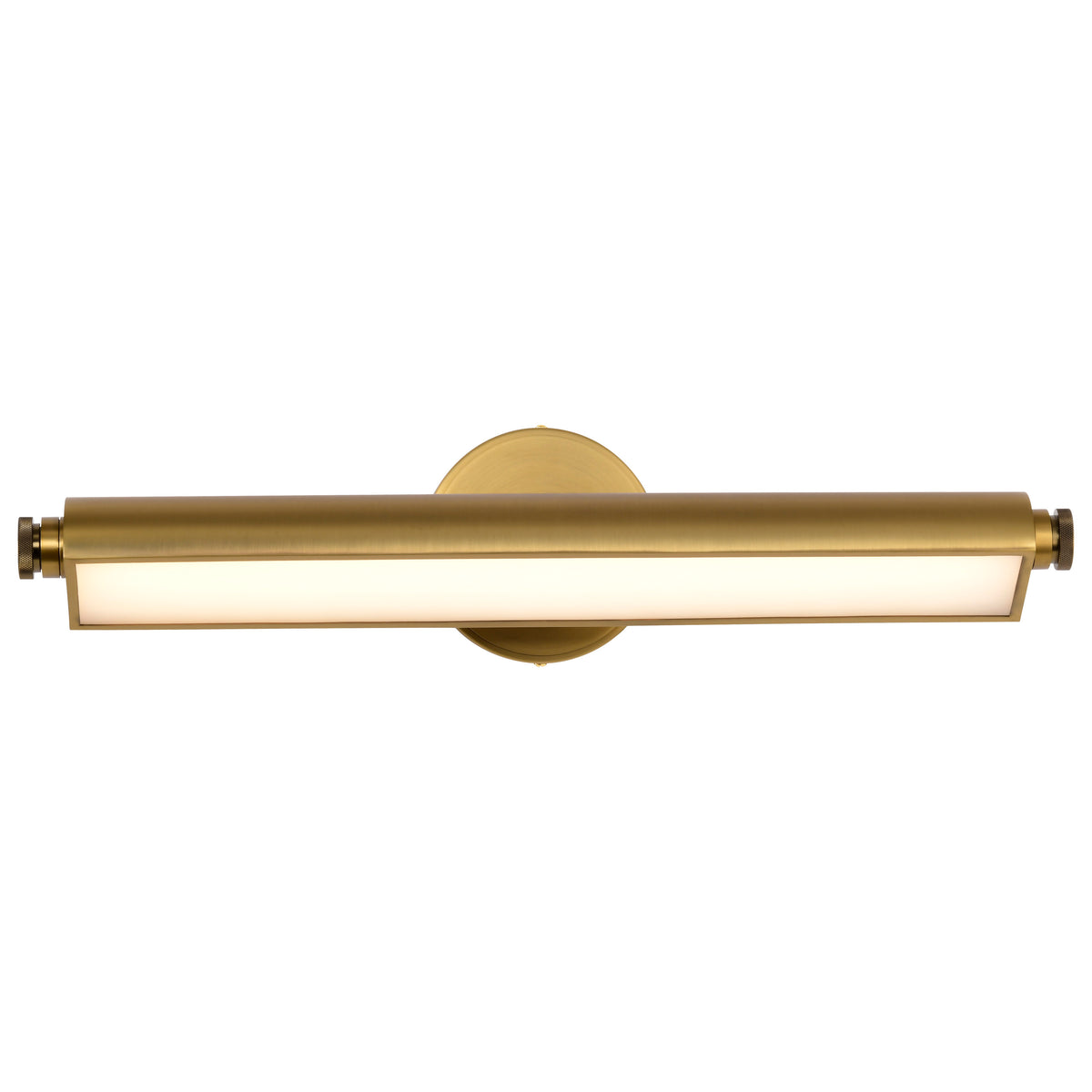 Auden - 24 Inch LED Vanity - 3 CCT Selectable - Vintage Brass Finish - Acrylic Lens