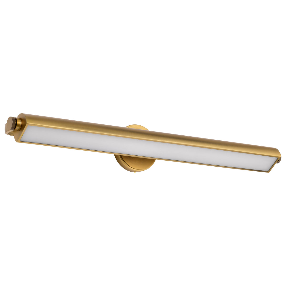 Auden - 36 Inch LED Vanity - 3 Selectable - Vintage Brass Finish - Acrylic Lens bulb or fixture view