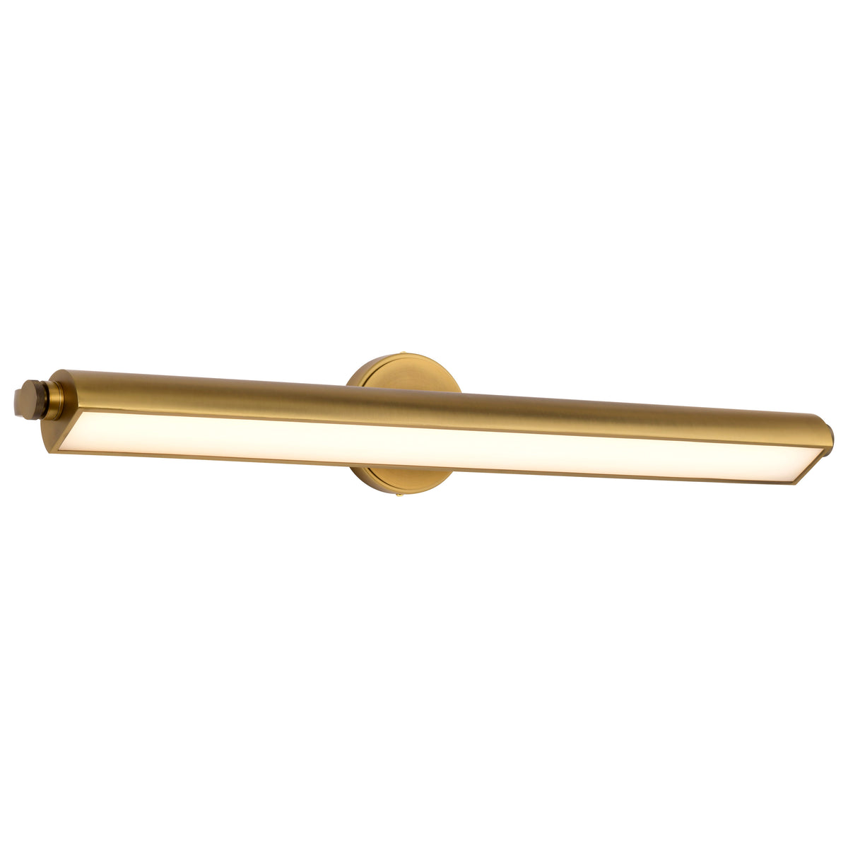 Auden - 36 Inch LED Vanity - 3 CCT Selectable - Vintage Brass Finish - Acrylic Lens