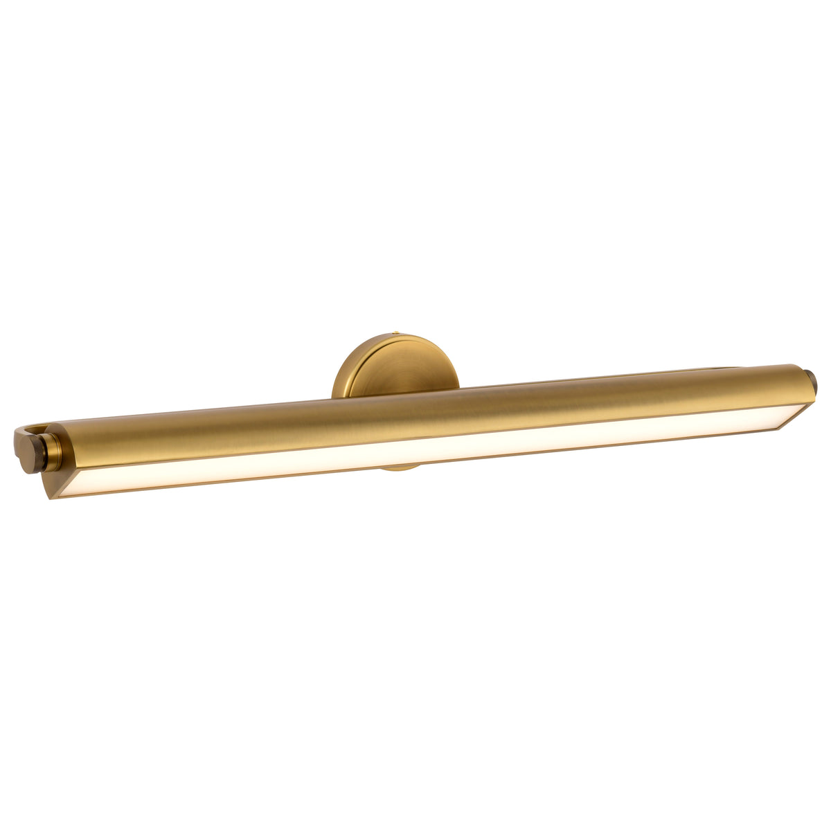 Auden - 36 Inch LED Vanity - 3 CCT Selectable - Vintage Brass Finish - Acrylic Lens