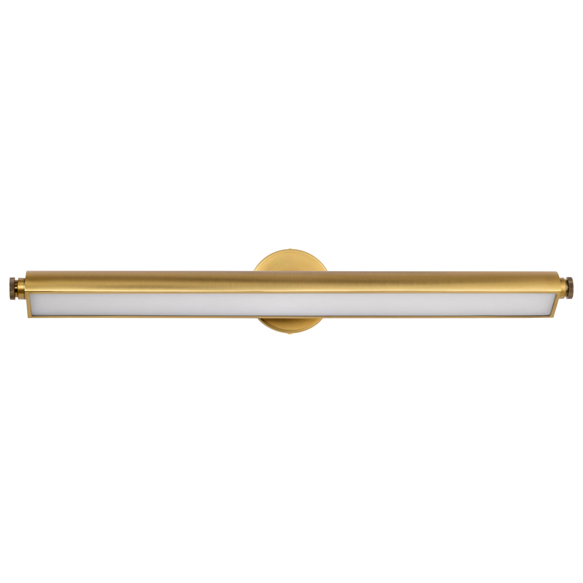 Auden - 36 Inch LED Vanity - 3 CCT Selectable - Vintage Brass Finish - Acrylic Lens