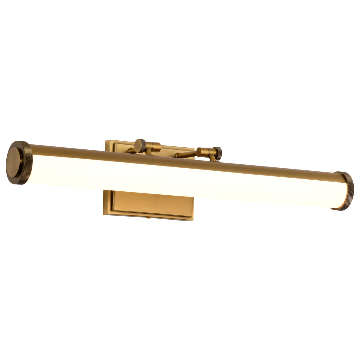 Cora - 24 Inch LED Vanity - 3 CCT Selectable - Vintage Brass Finish - Acrylic Lens