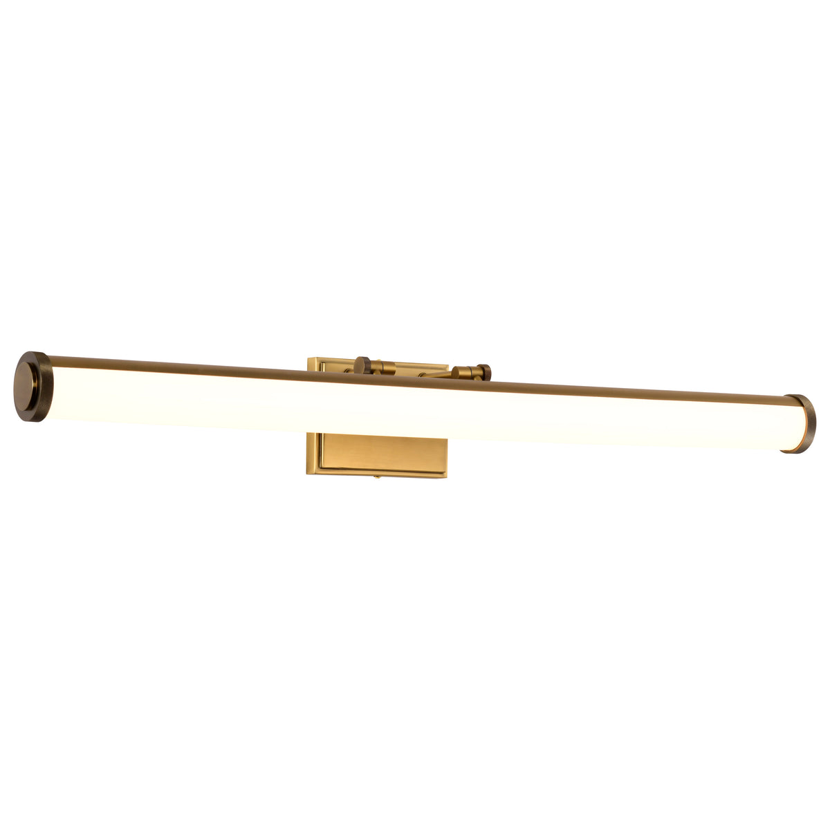 Cora - 36 Inch LED Vanity - 3 CCT Selectable - Vintage Brass Finish - Acrylic Lens