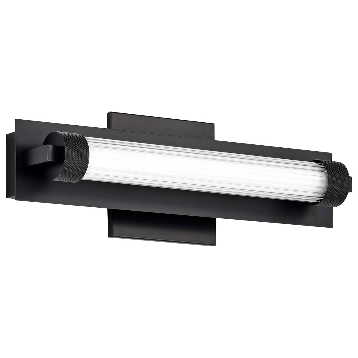 Larissa - 14 Inch LED Vanity - 3000K - Black Finish - Opaque Glass for commercial spaces and hospitality spaces