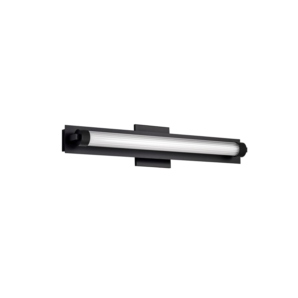 Larissa - 24 Inch LED Vanity - 3000K - Black Finish - Opaque Glass bulb or fixture view