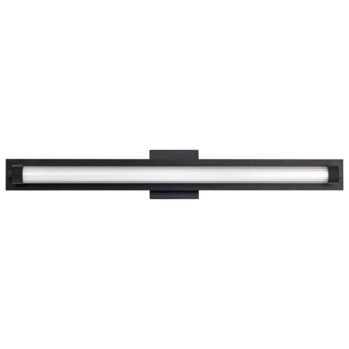 Larissa - 32 Inch LED Vanity - 3000K CCT - Black Finish - Opaque Glass