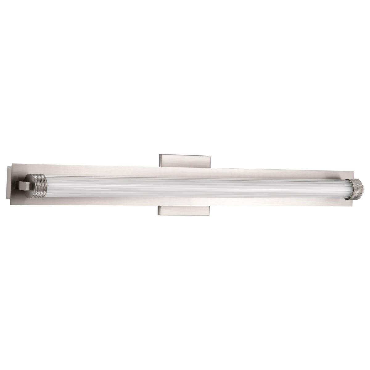 Larissa - 32 Inch LED Vanity - 3000K CCT - Brushed Nickel Finish - Opaque Glass