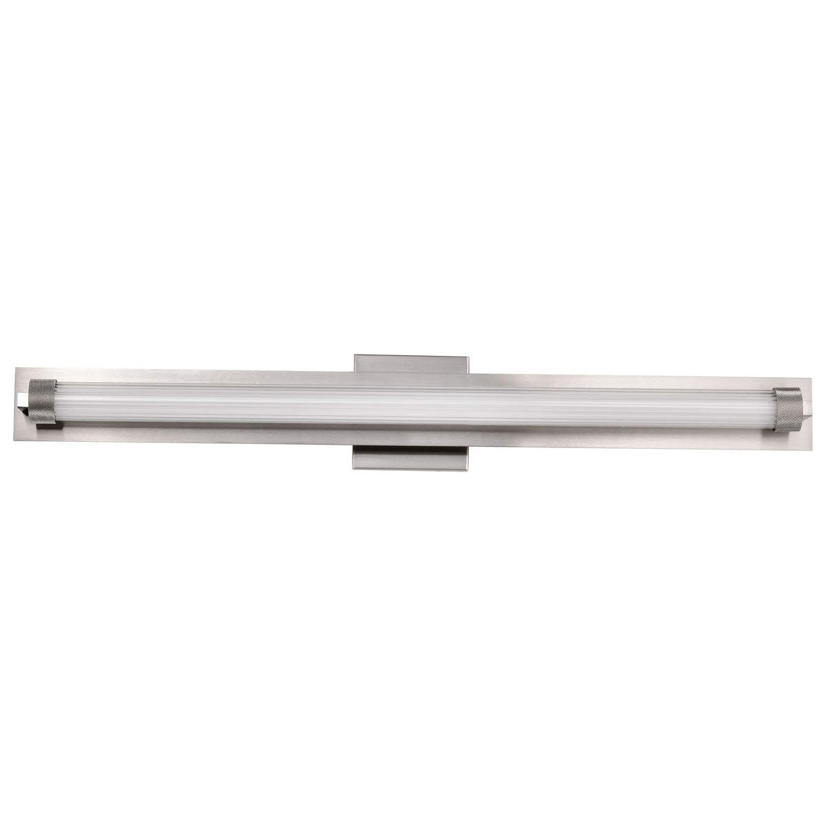 Larissa - 32 Inch LED Vanity - 3000K CCT - Brushed Nickel Finish - Opaque Glass