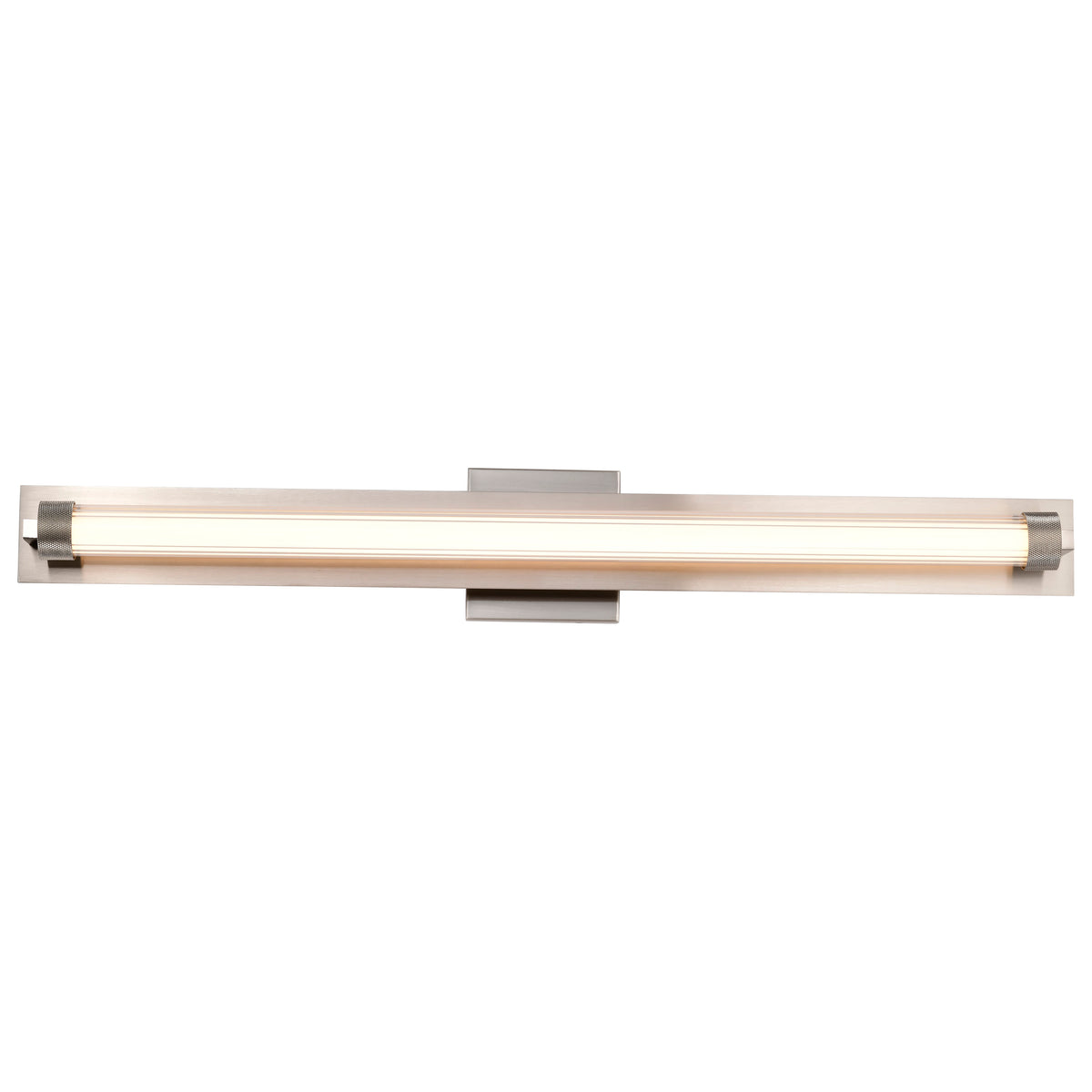 Larissa - 32 Inch LED Vanity - 3000K CCT - Brushed Nickel Finish - Opaque Glass