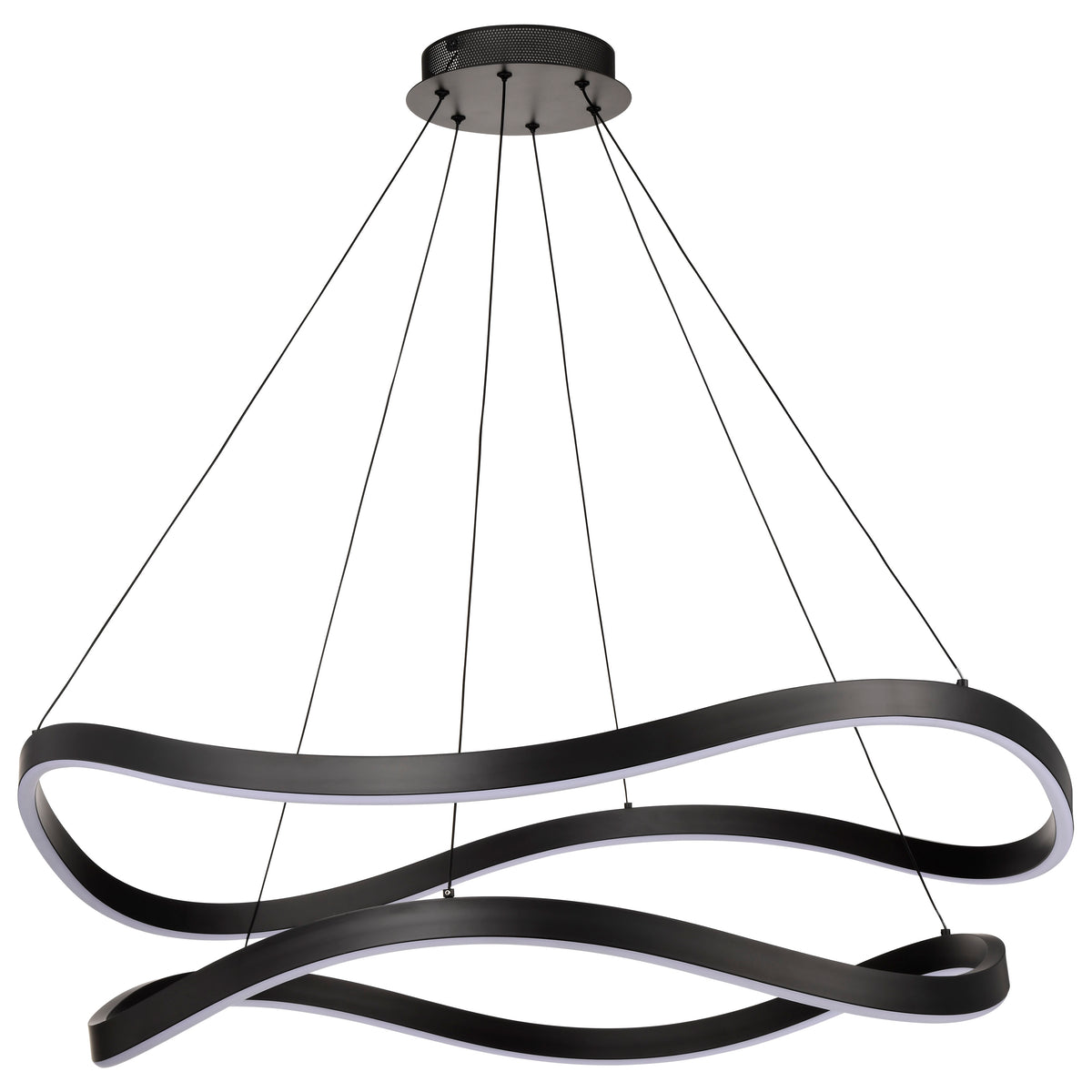 Sylas - 36 Inch LED Pendant - Matte Black Finish