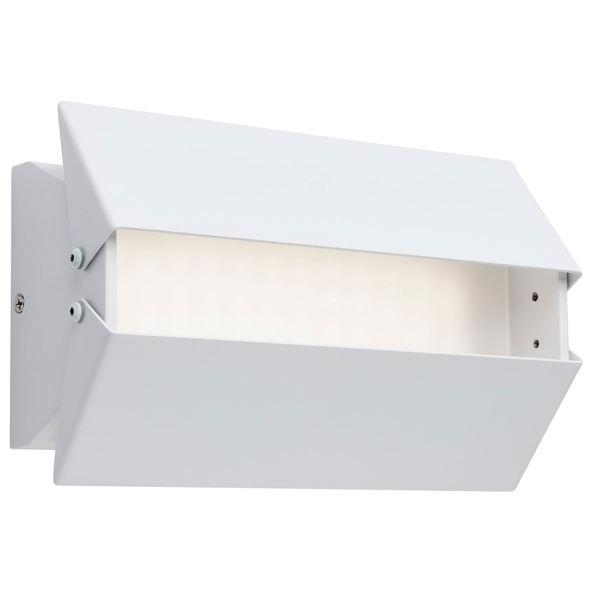 Peak - LED Wall Sconce - CCT Selectable - Matte White Finish