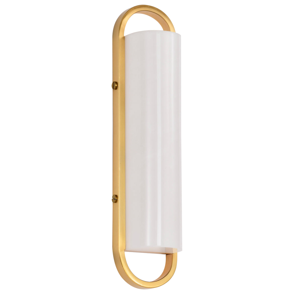 Velano - 16 Inch LED Vanity - Brushed Brass Finish bulb or fixture view