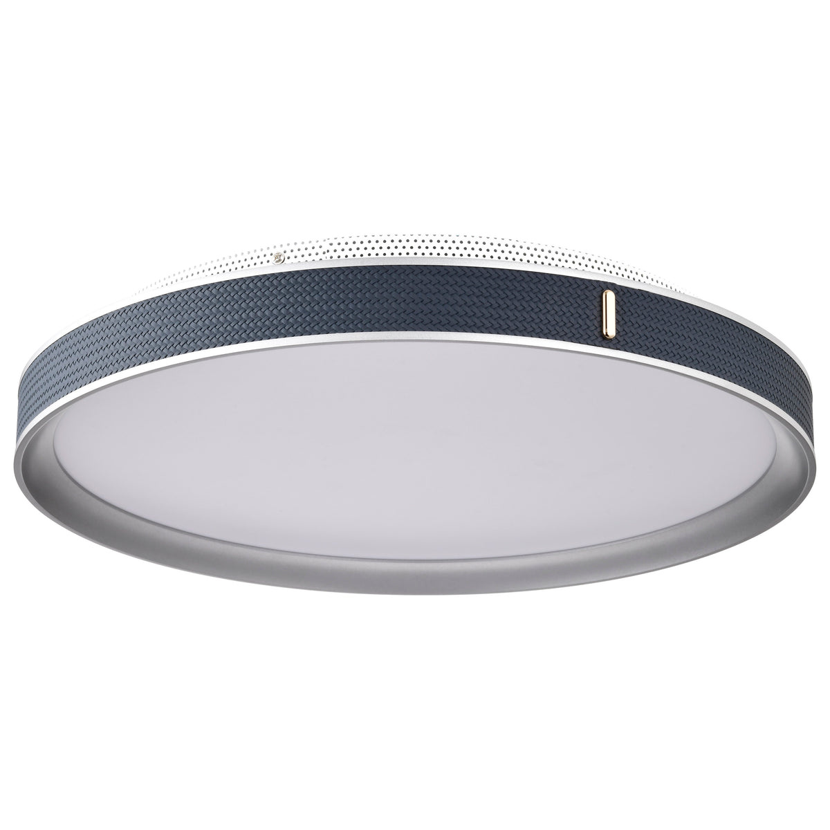 Bandon - 20 Inch LED Flush Mount - Gray with Blue Wrap - Acrylic Lens - Gray Finish for bedrooms and hallways