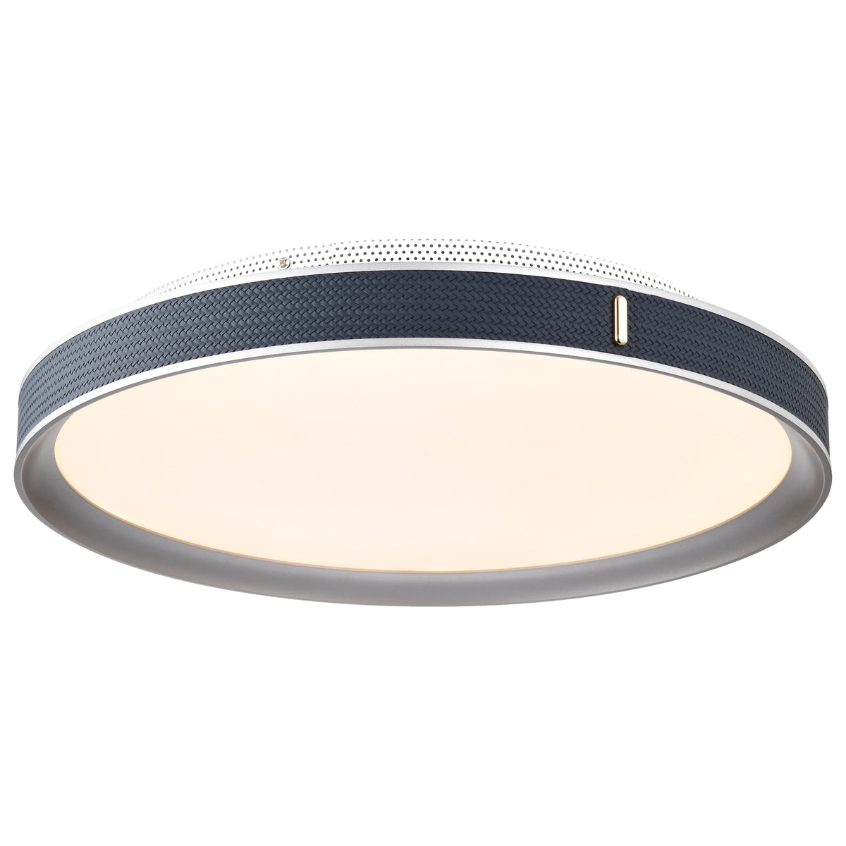 Bandon - 20 Inch LED Flush Mount - Gray with Blue Wrap - Acrylic Lens - Gray Finish