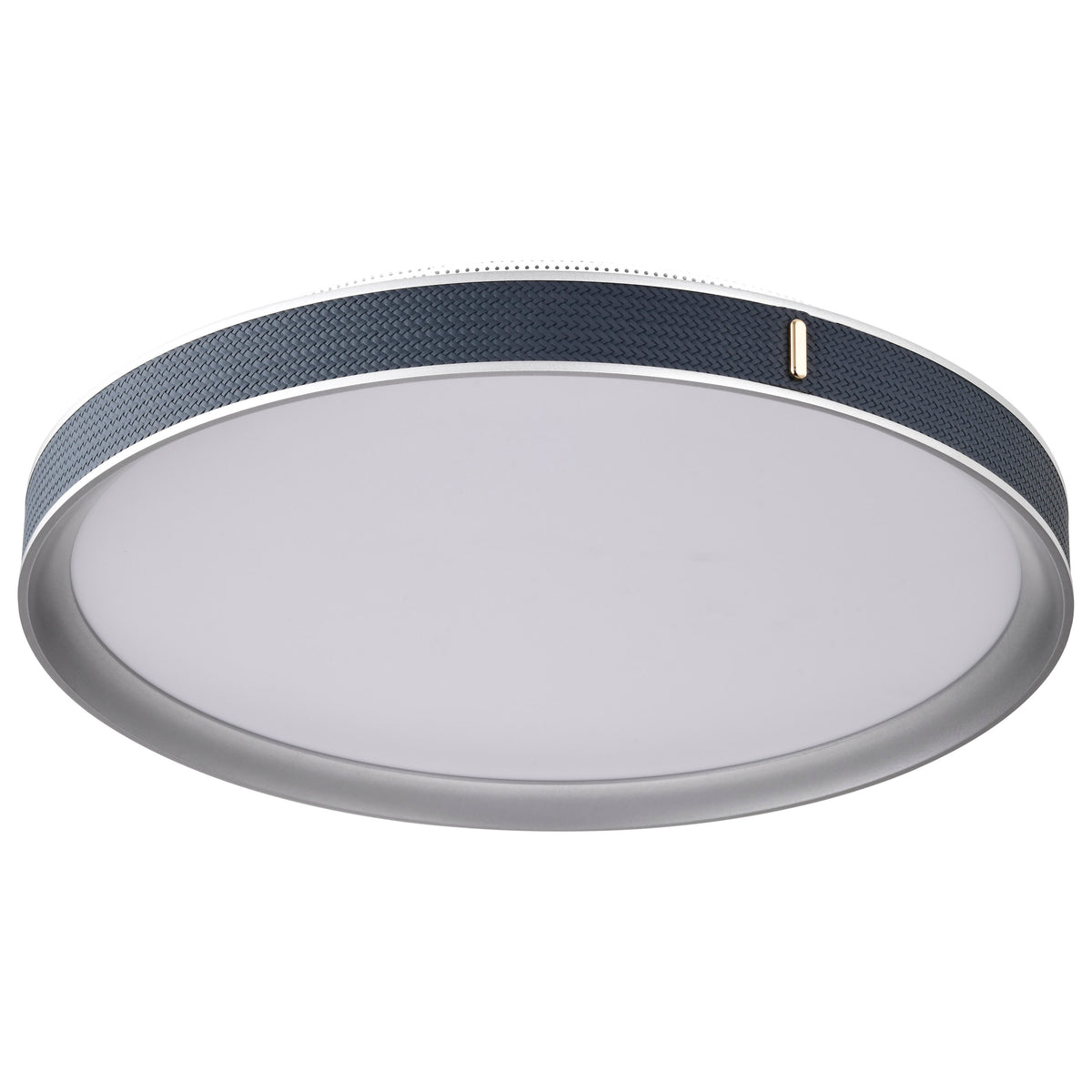 Bandon - 20 Inch LED Flush Mount - Gray with Blue Wrap - Acrylic Lens - Gray Finish