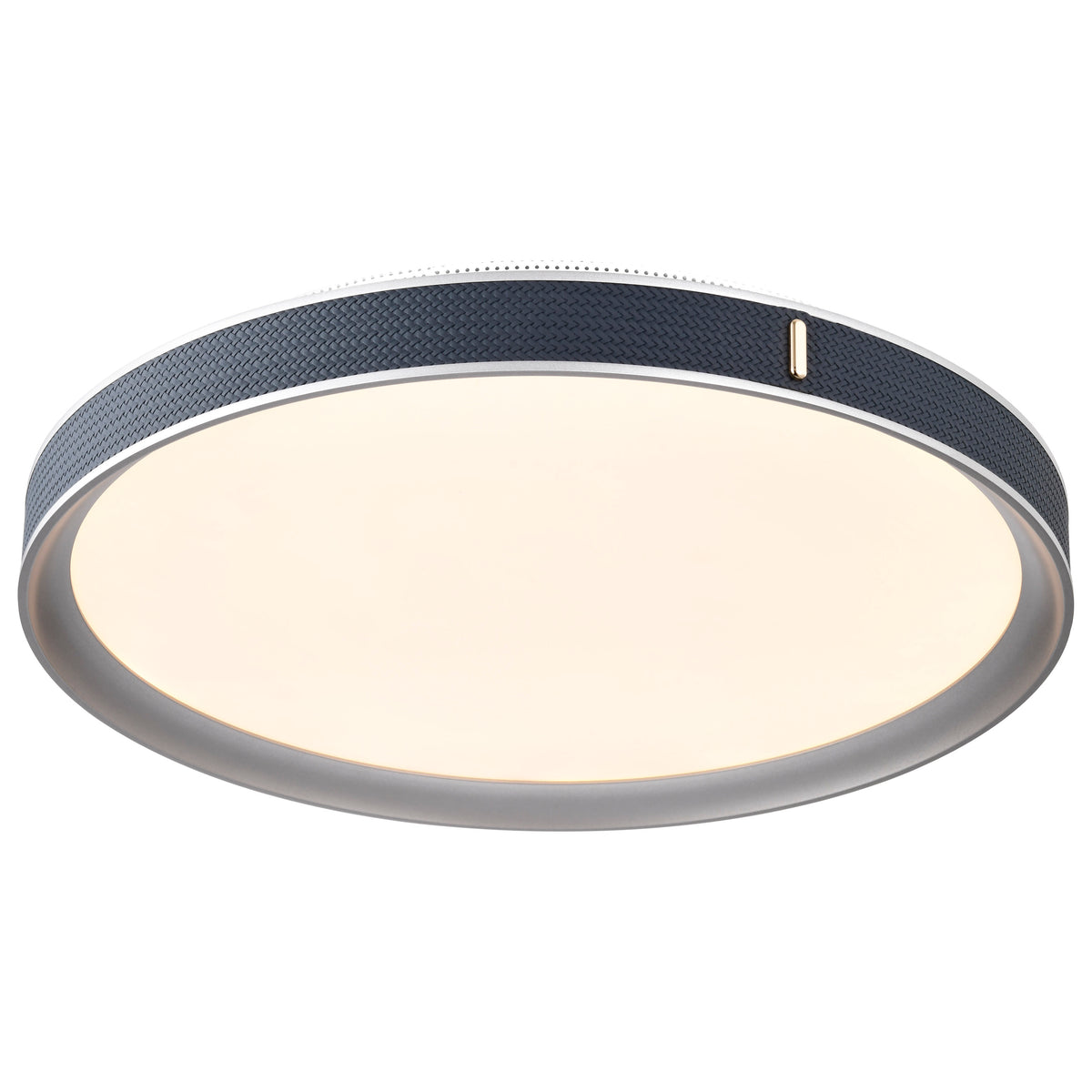 Bandon - 20 Inch LED Flush Mount - Gray with Blue Wrap - Acrylic Lens - Gray Finish