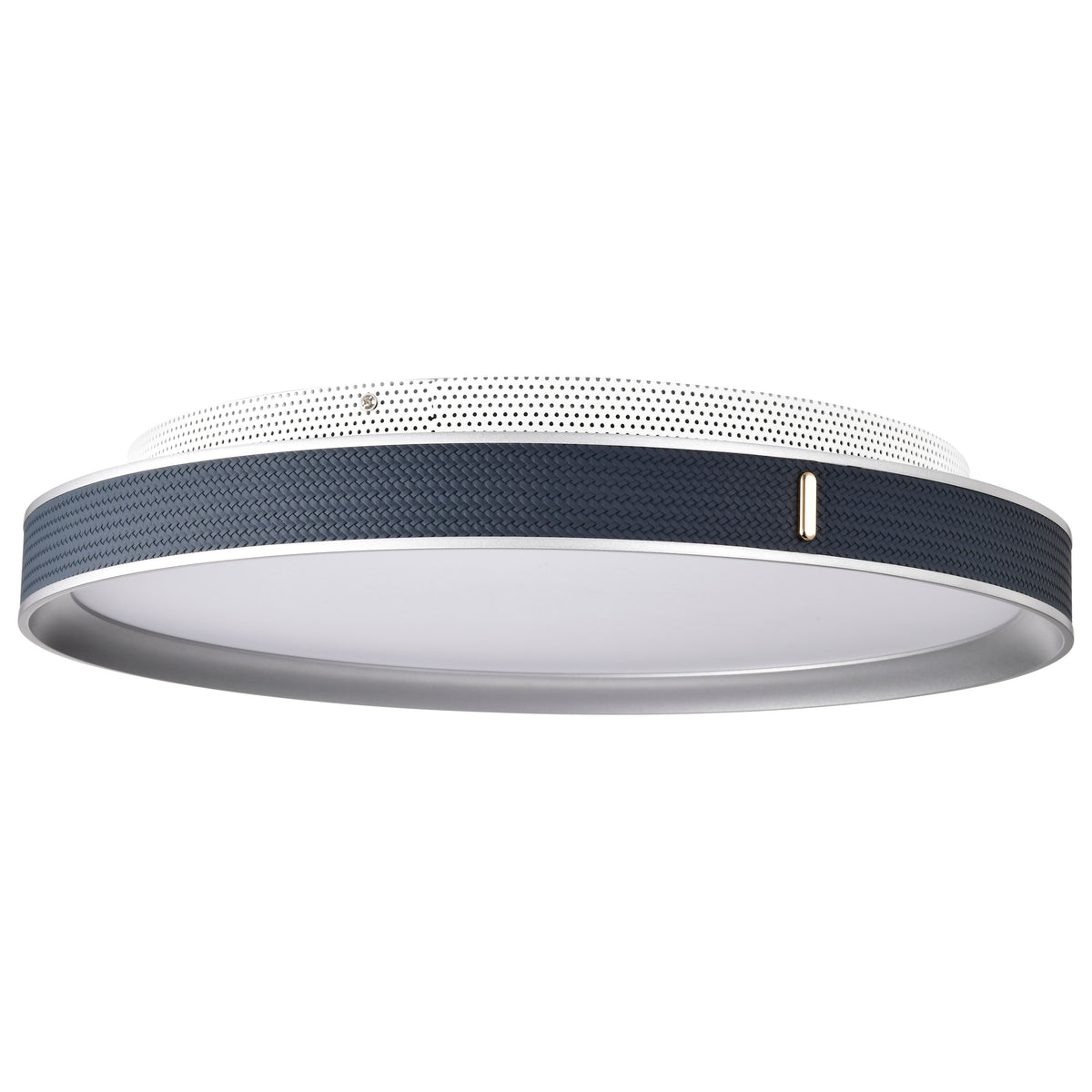 Bandon - 20 Inch LED Flush Mount - Gray with Blue Wrap - Acrylic Lens - Gray Finish