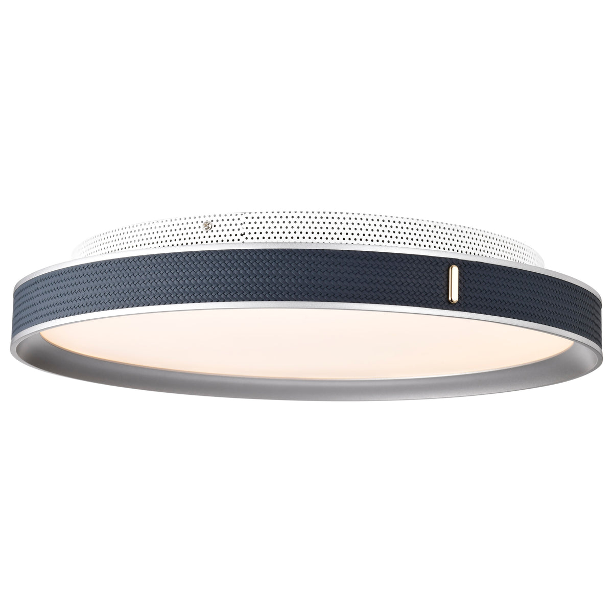 Bandon - 20 Inch LED Flush Mount - Gray with Blue Wrap - Acrylic Lens - Gray Finish