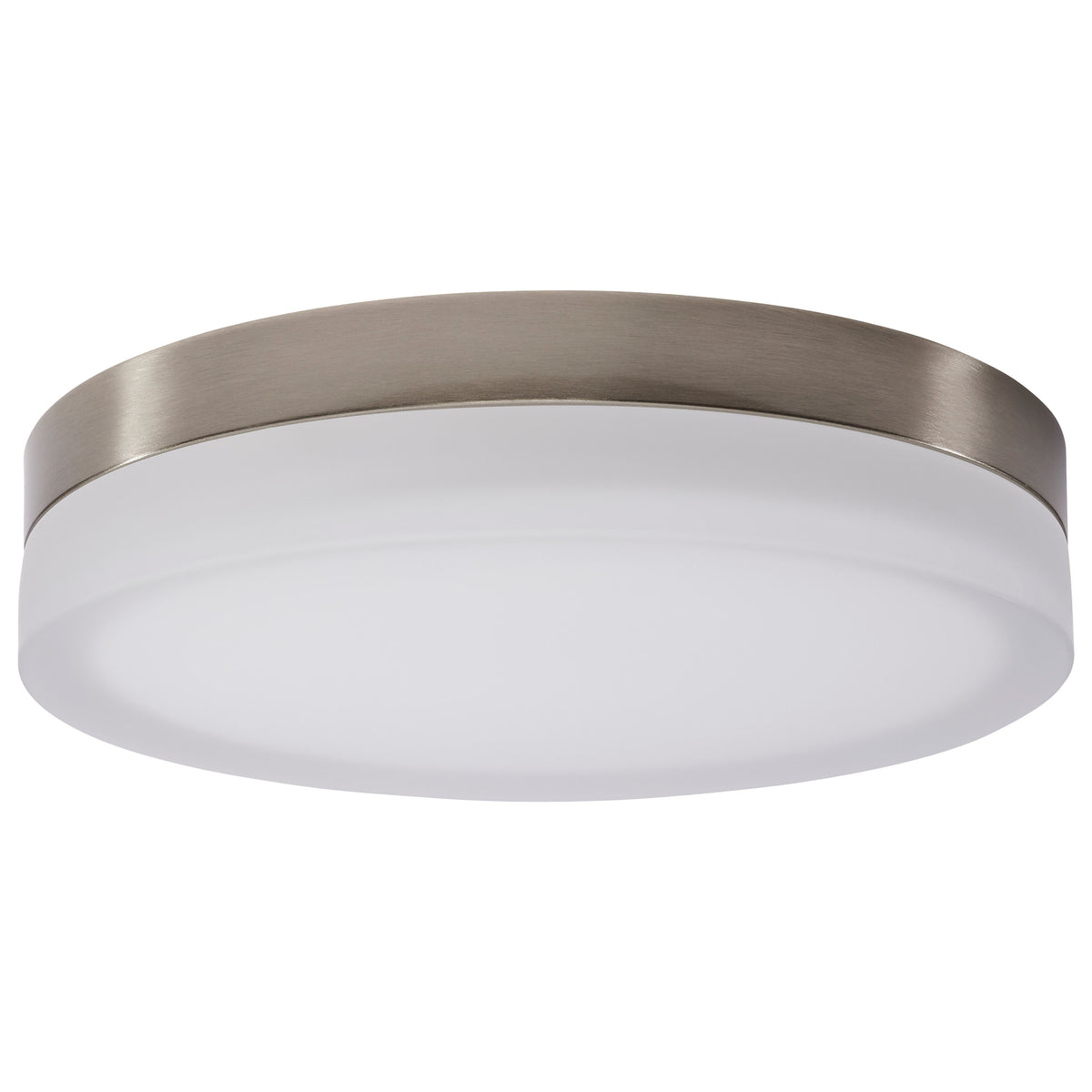 Pi - 14 Inch LED Flush Mount - Brushed Nickel Finish - Frosted Etched Glass - Selectable - 120 Volts product image