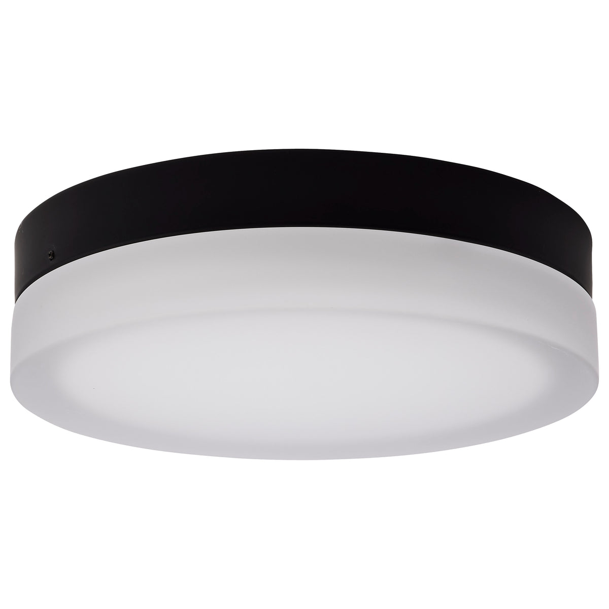 Pi - 11 Inch LED Flush Mount - Black Finish - Frosted Etched Glass - Selectable - 120 Volts lighting product