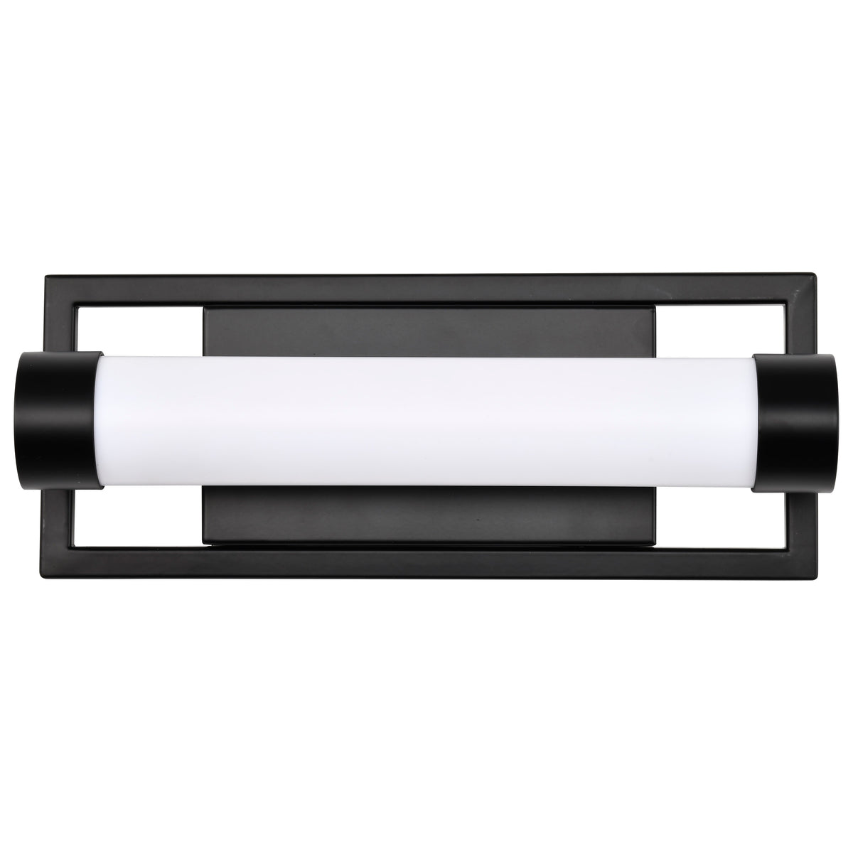 Canal LED Small Vanity - Matte Black Finish - White Acrylic Lens