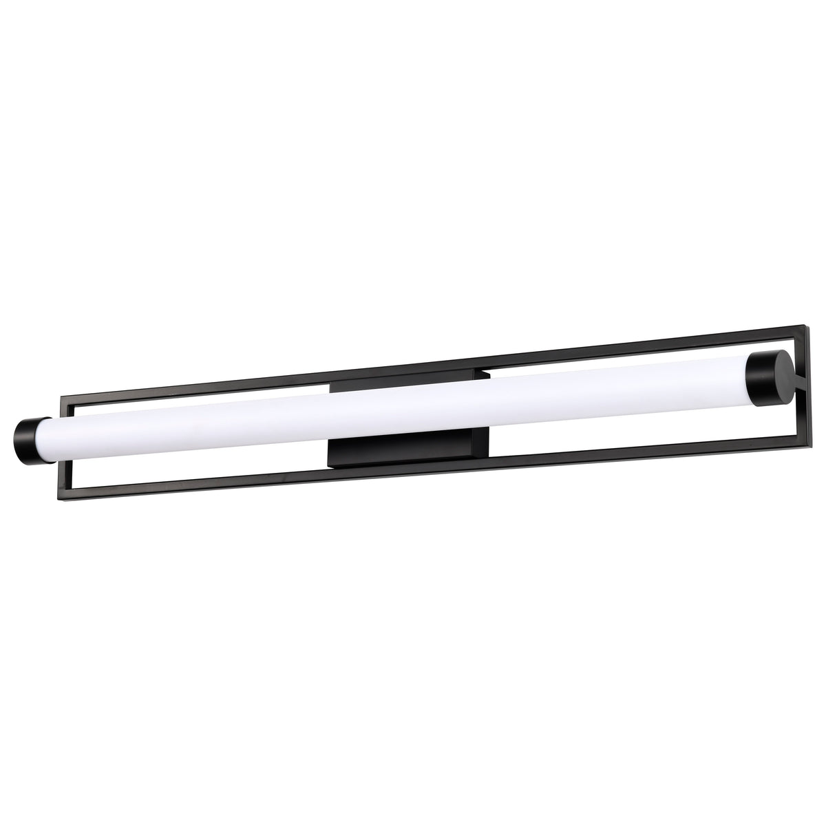 Canal LED Large Vanity - Matte Black Finish - White Acrylic Lens lighting product
