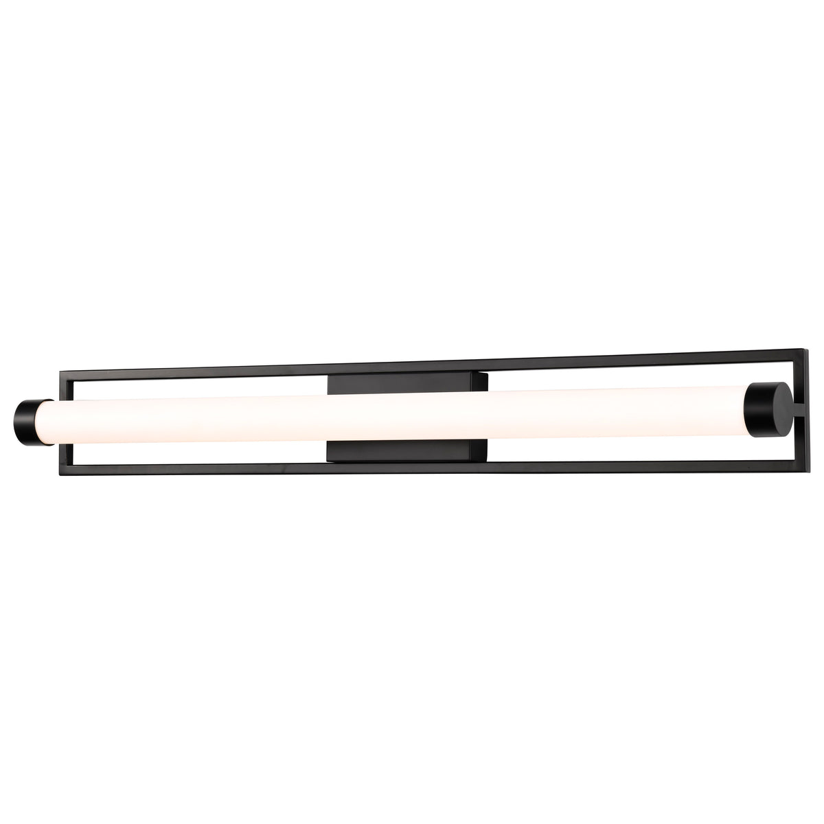 Canal LED Large Vanity - Matte Black Finish - White Acrylic Lens