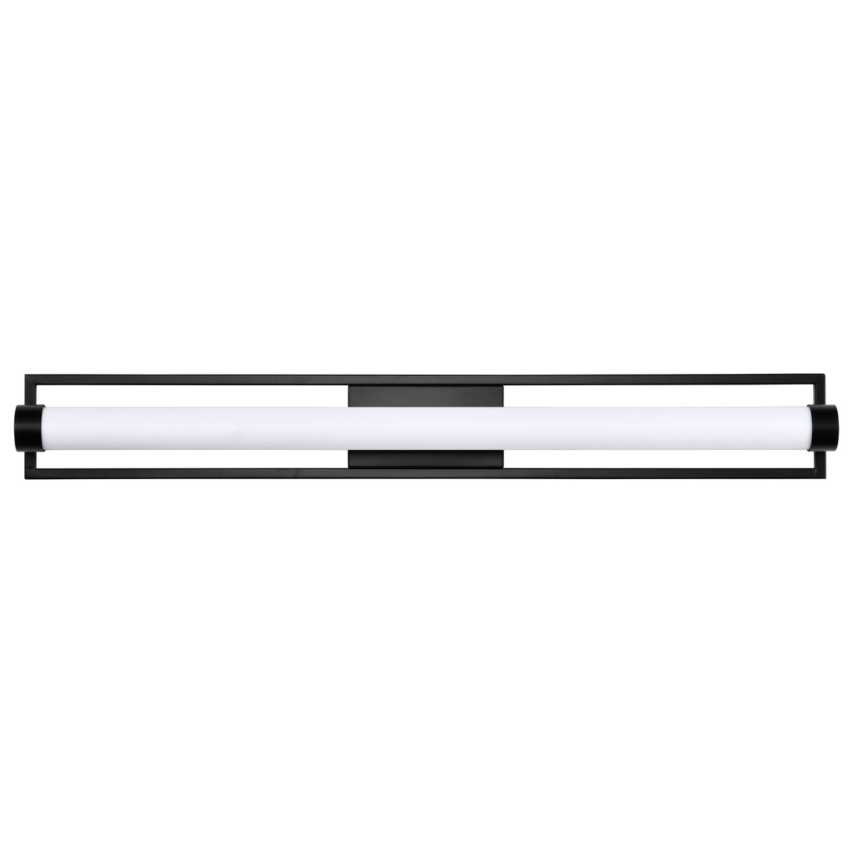 Canal LED Large Vanity - Matte Black Finish - White Acrylic Lens