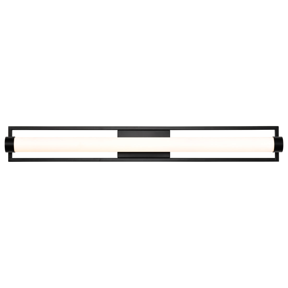 Canal LED Large Vanity - Matte Black Finish - White Acrylic Lens