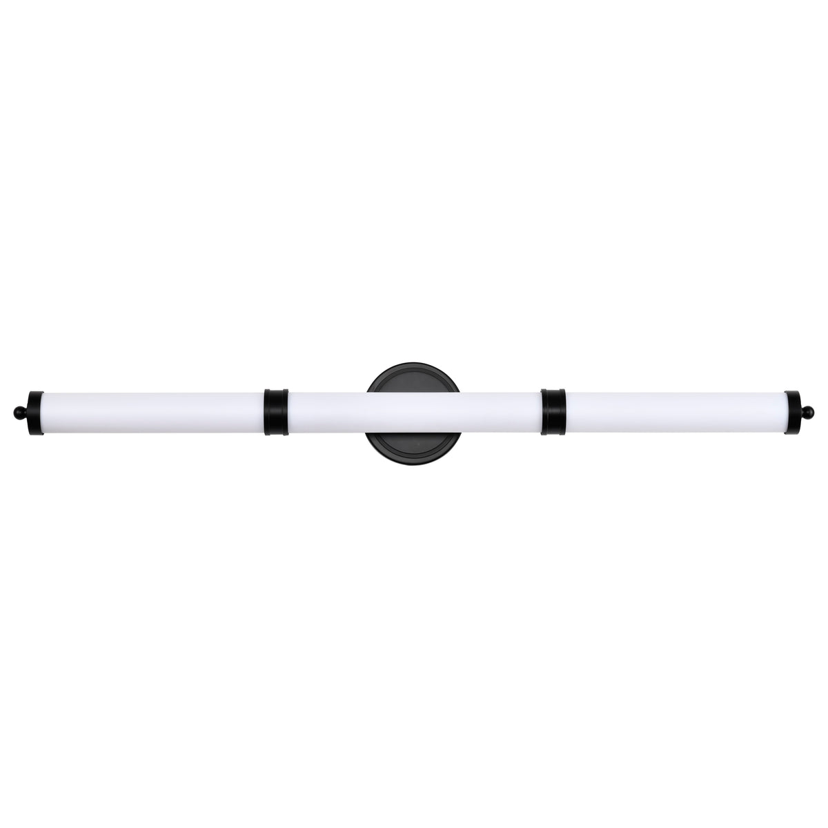 Kagen LED Large Vanity - Matte Black Finish - White Acrylic Lens