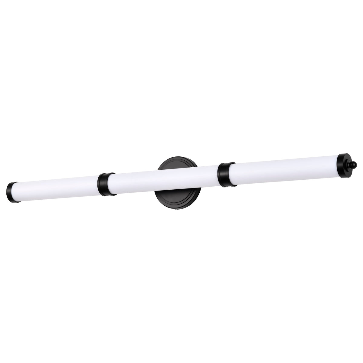 Kagen LED Large Vanity - Matte Black Finish - White Acrylic Lens