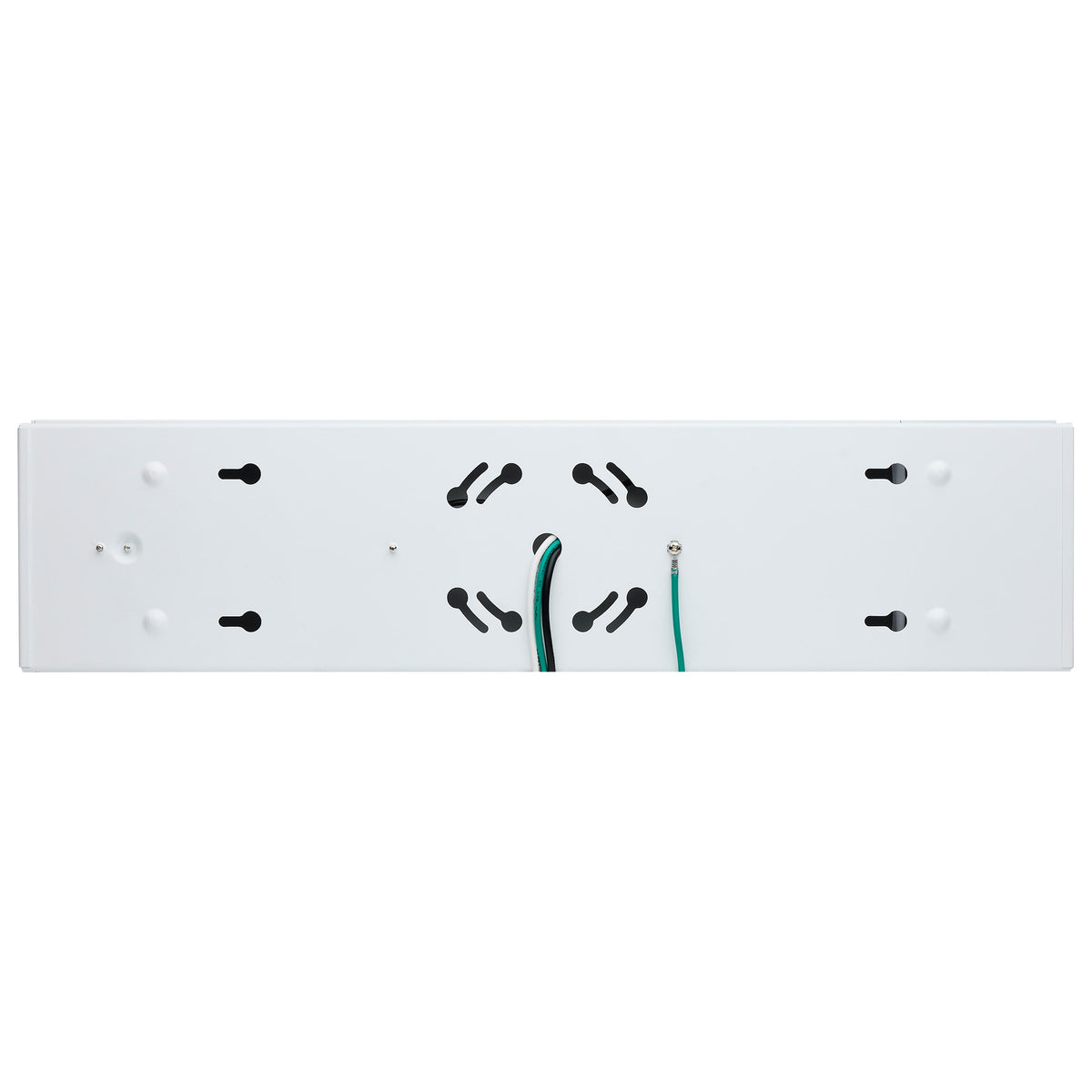 14 Watt 18 Inch LED Ceiling Wrap - Dual GFCI - 27K/30K/35K/40K/50K CCT Selectable - White Finish