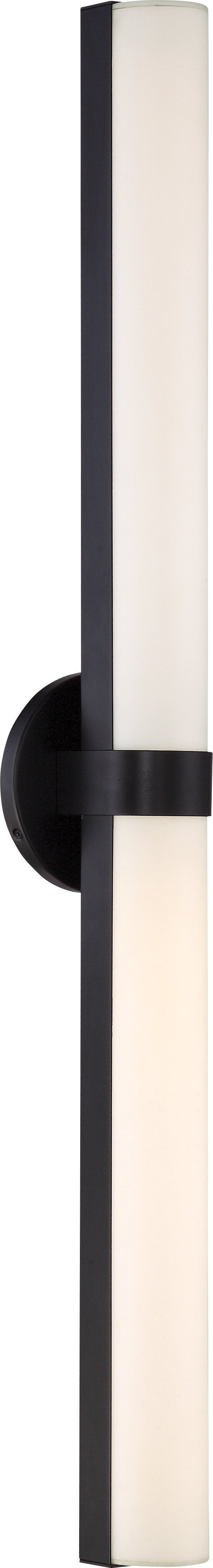 Bond - Double LED Vanity - 37.38 inches - White Acrylic Lens - Aged Bronze Finish