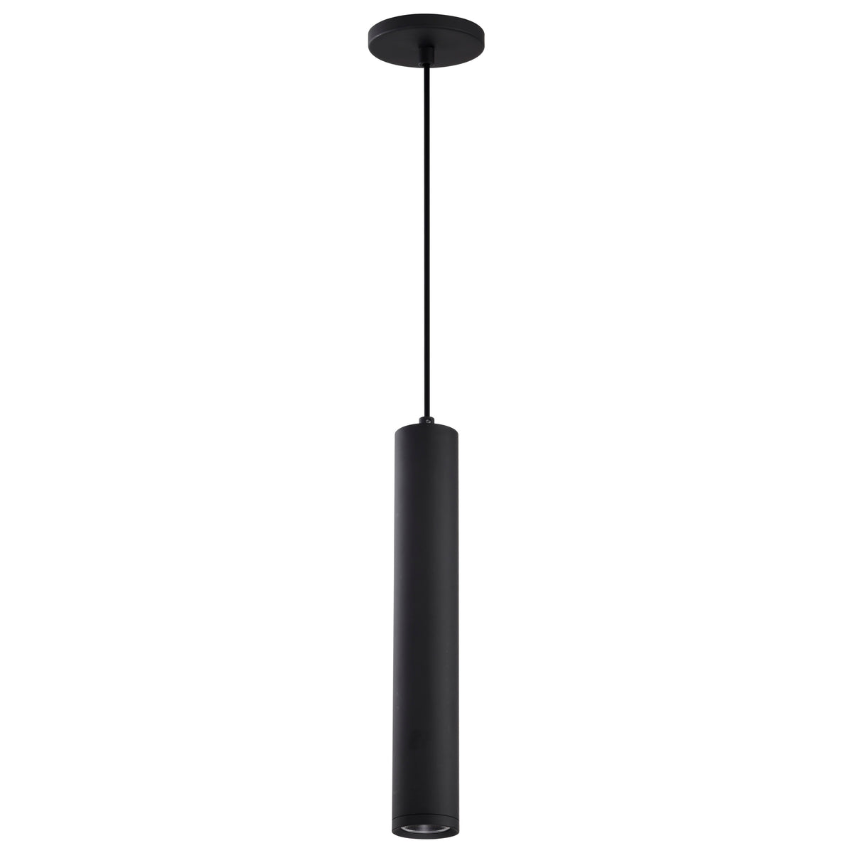 Century - 12 Watt - 16" - LED Pendant - Matte Black Finish