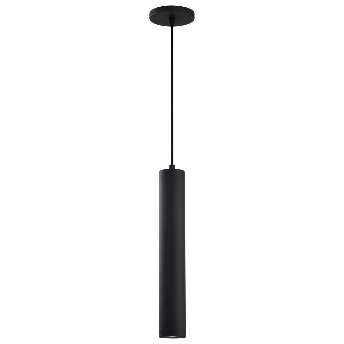 Century - 12 Watt - 16" - LED Pendant - Matte Black Finish