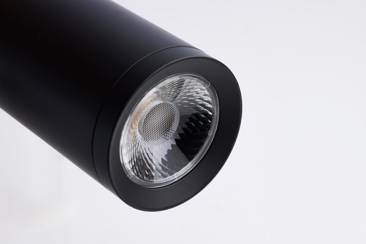 Century - 12 Watt - 16" - LED Pendant - Matte Black Finish
