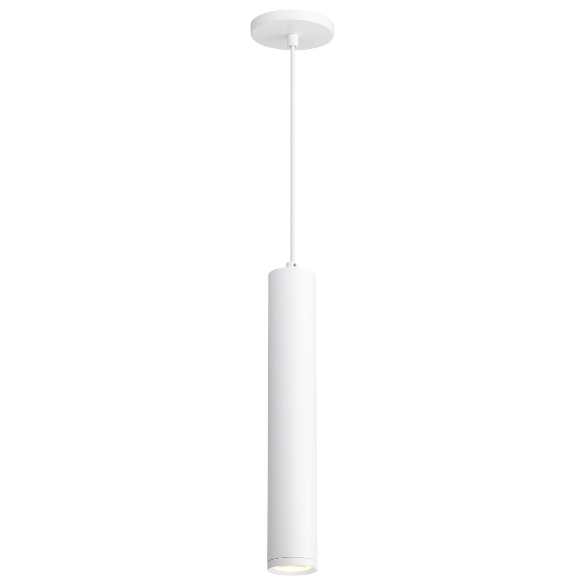 Century - 12 Watt - 16" - LED Pendant - Matte White Finish