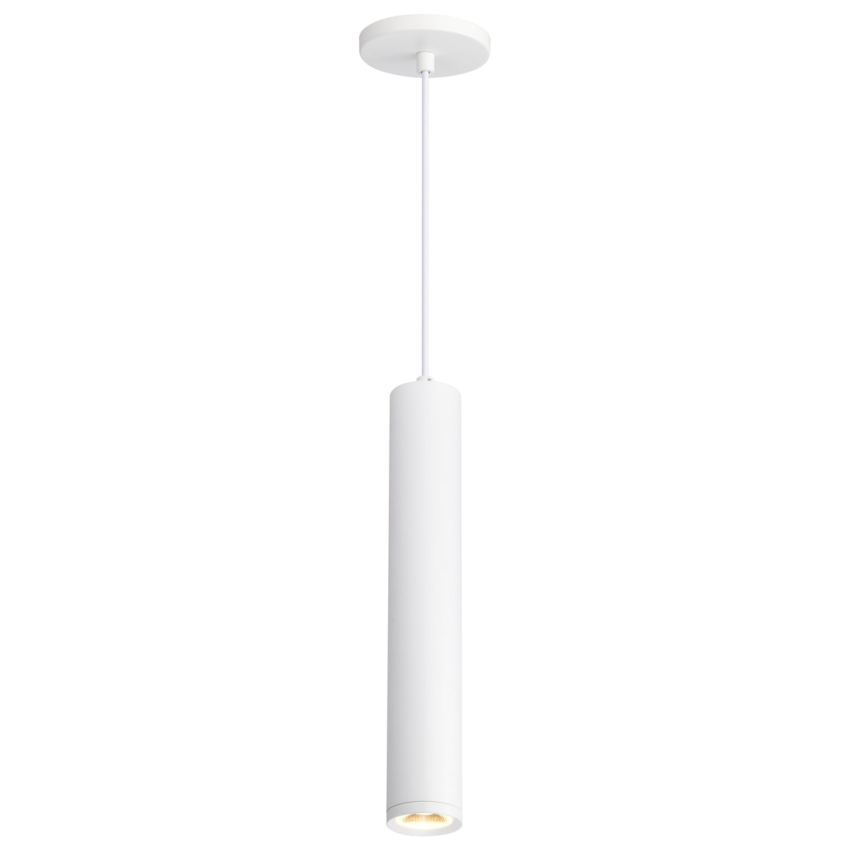 Century - 12 Watt - 16" - LED Pendant - Matte White Finish