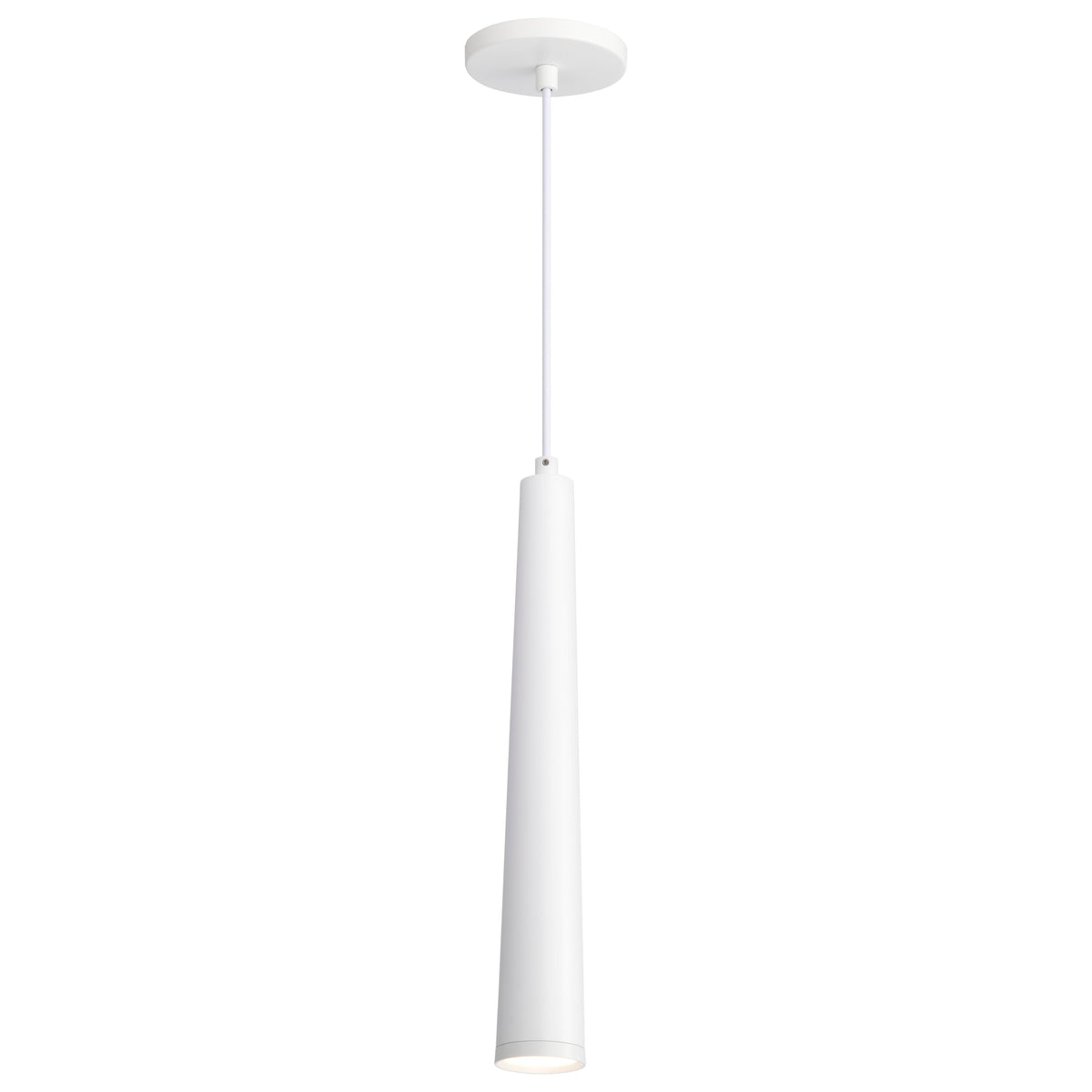 Melrose - 12 Watt - 16" - LED Pendant - Matte White Finish