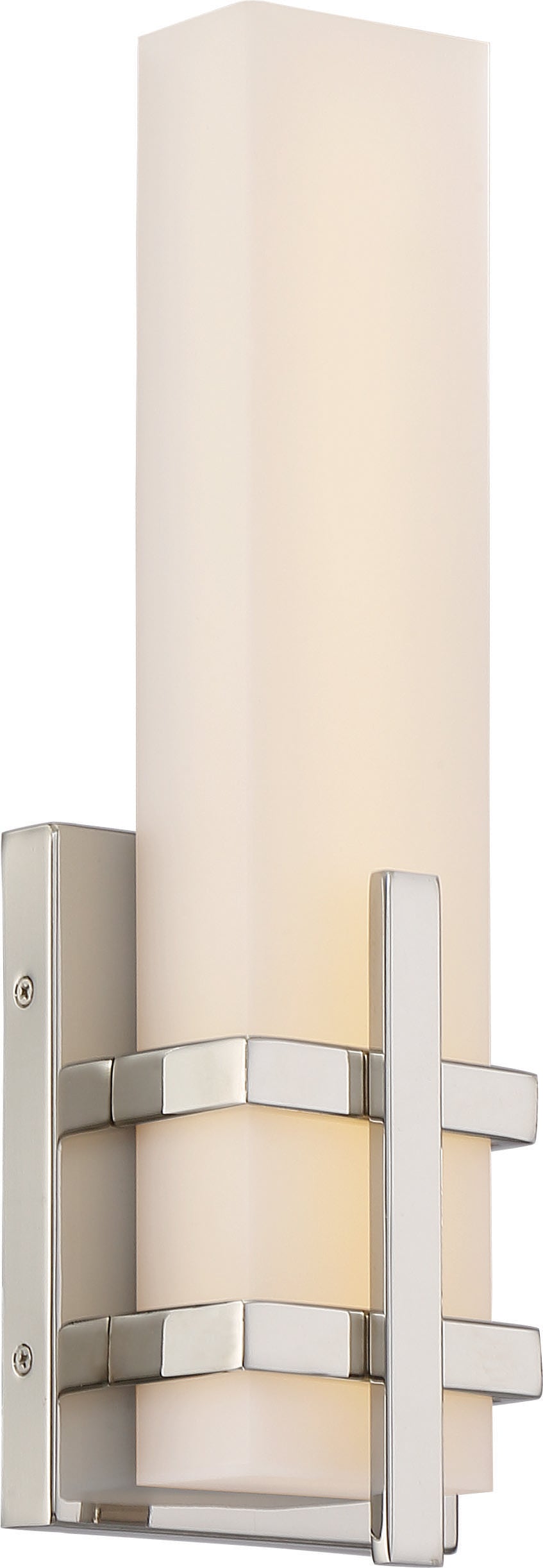 Grill - Single LED Wall Sconce - Polished Nickel Finish