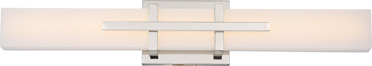 Grill - Double LED Wall Sconce - Polished Nickel Finish lighting product