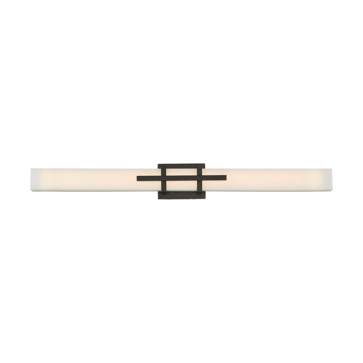 Grill Triple LED Wall Sconce - Aged Bronze Finish - White Acrylic Lens product image