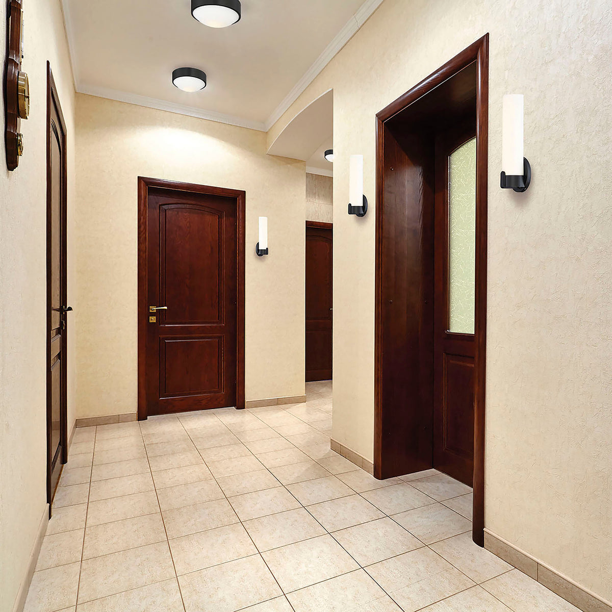 Loop - Single LED Wall Sconce - Aged Bronze Finish