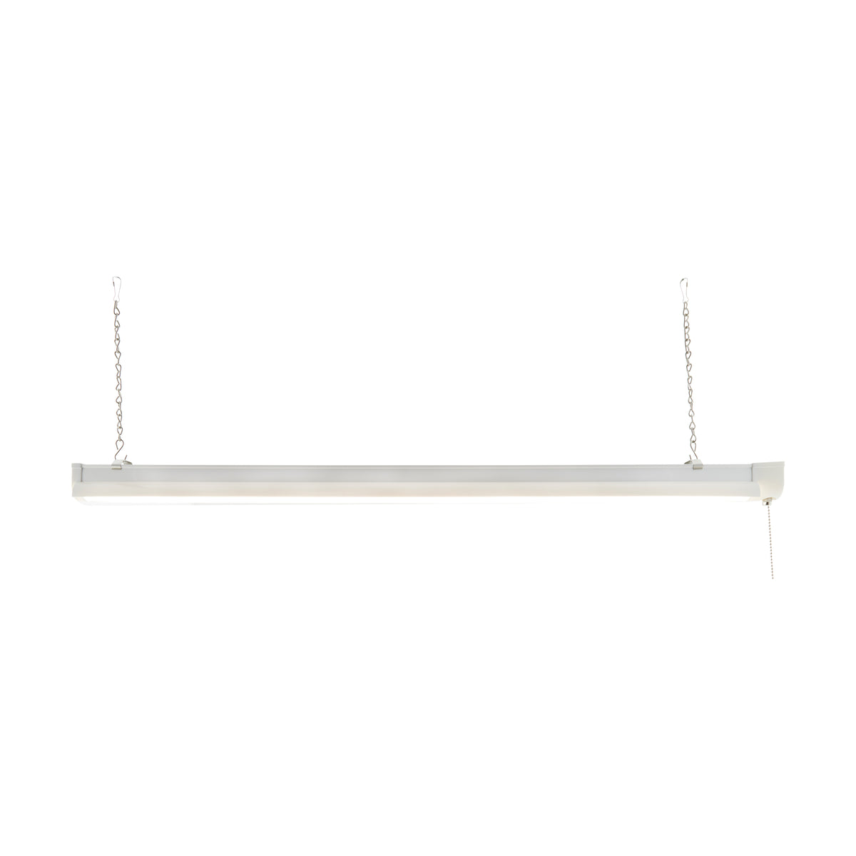 34 Watt - 3 Foot - LED Shop Light with Pull Chain - White Finish - 4000K