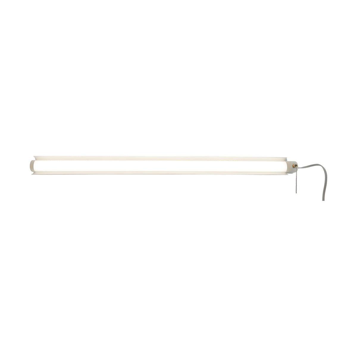 34 Watt - 3 Foot - LED Shop Light with Pull Chain - White Finish - 4000K